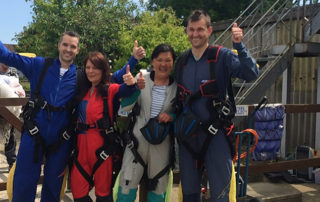 REACHING great heights for CHARITY